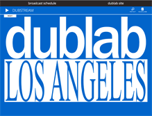Tablet Screenshot of dublab.com